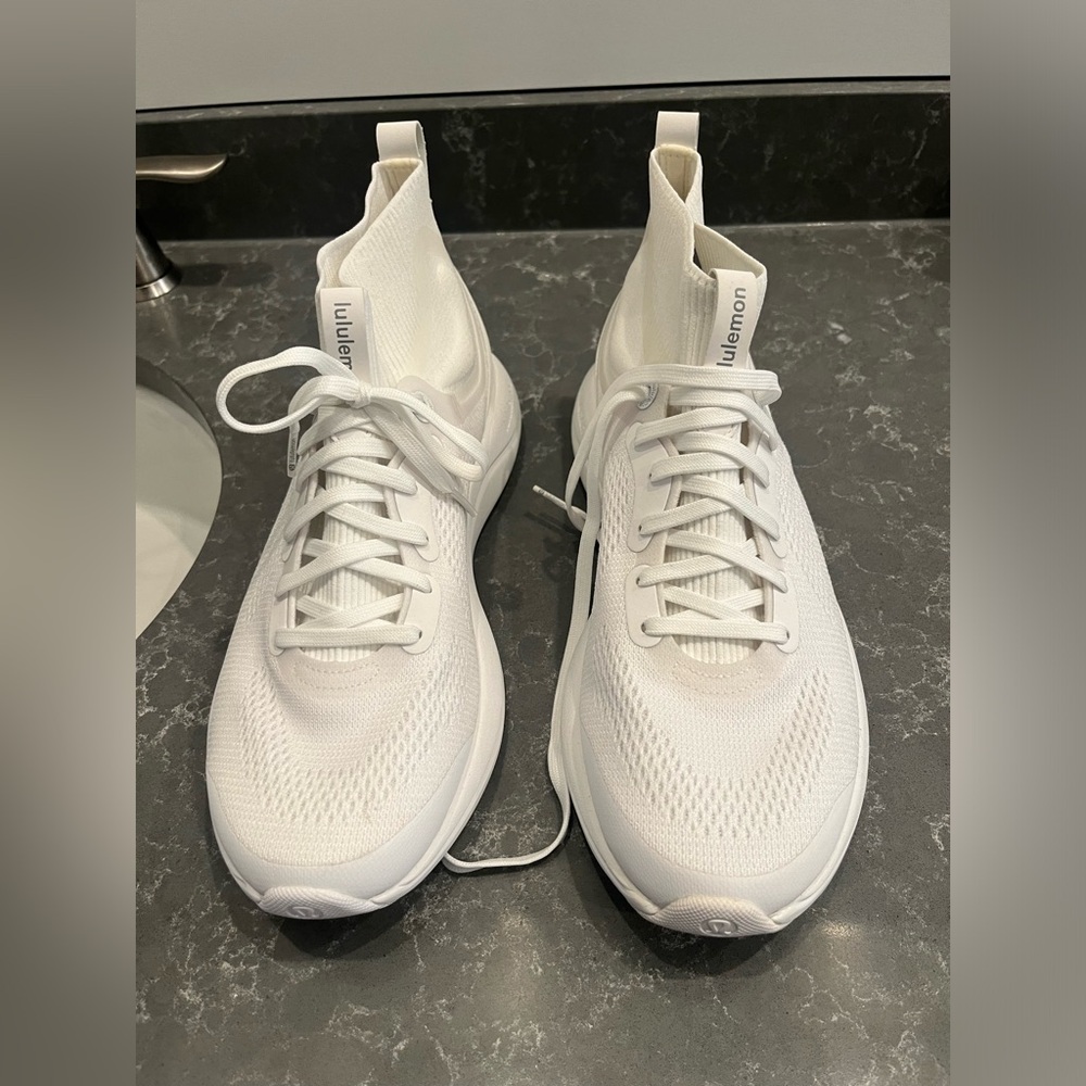 brand new white lululemon shoes